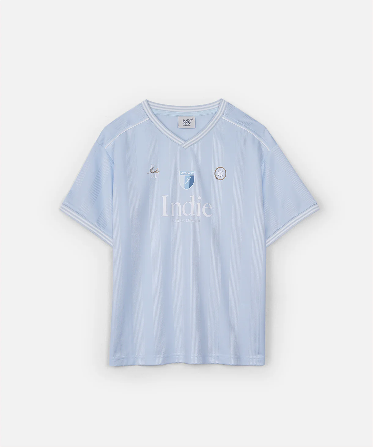 The Arena Jersey Tee - Lt Blue - Image 2