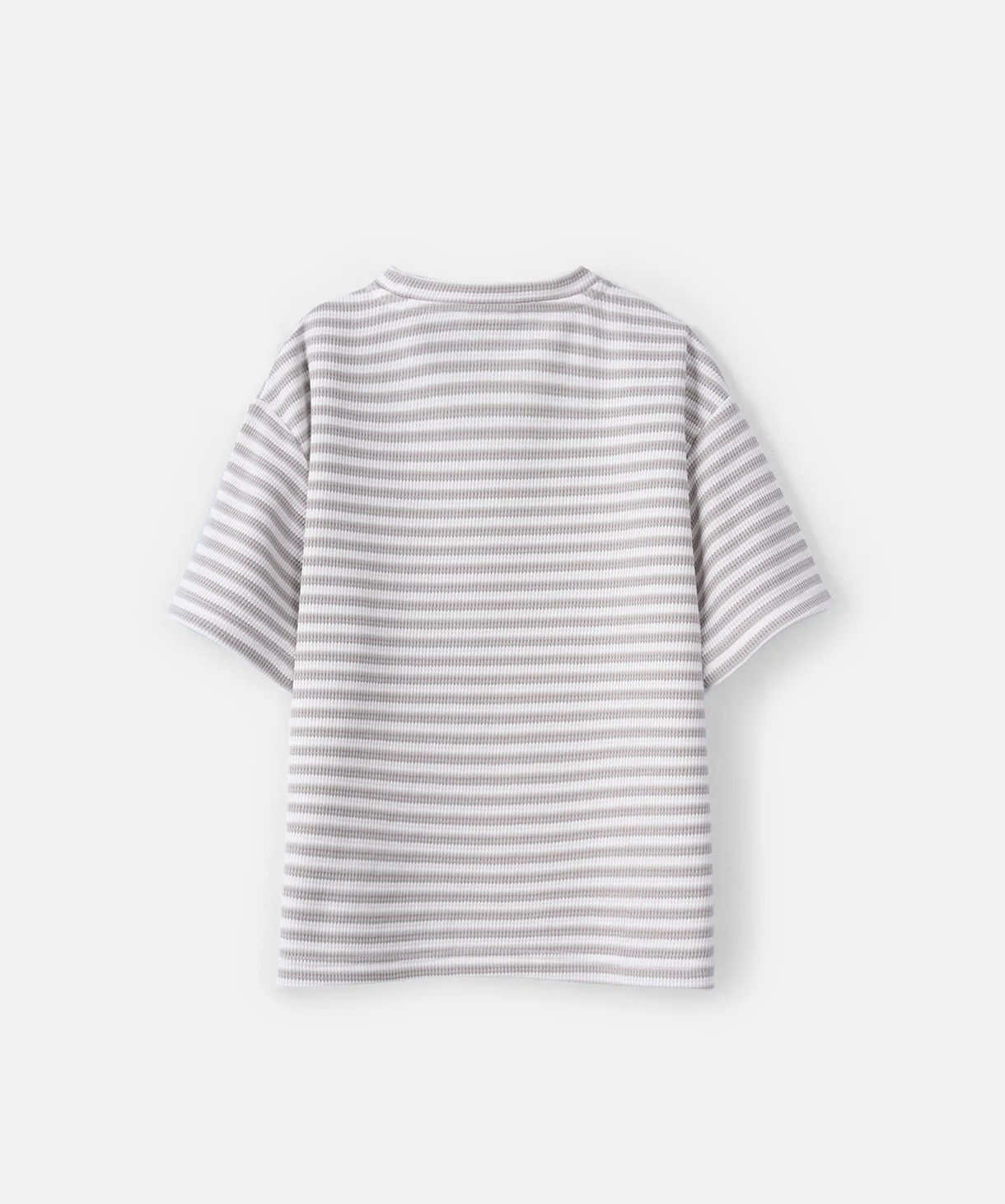The Bergen Tee - White/Mushroom - Image 3