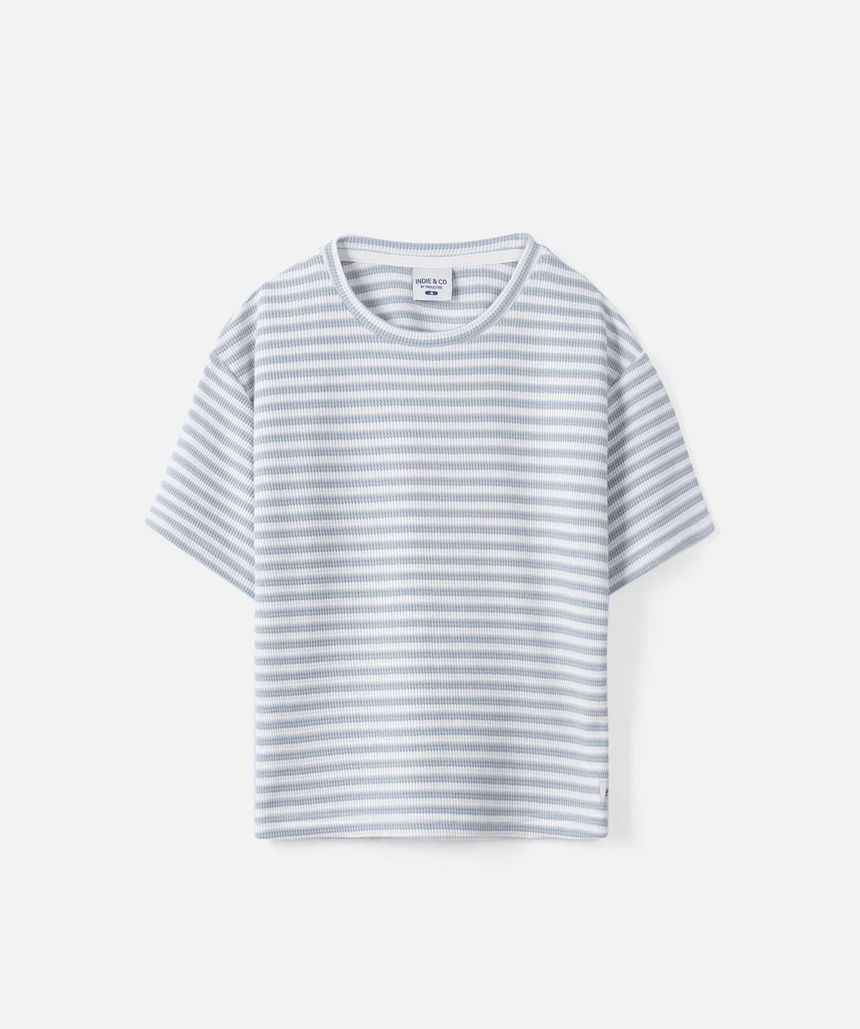 The Bergen Tee - White/Steel