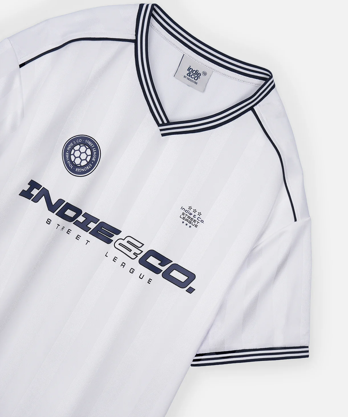 The Anton Jersey Tee - White - Image 2