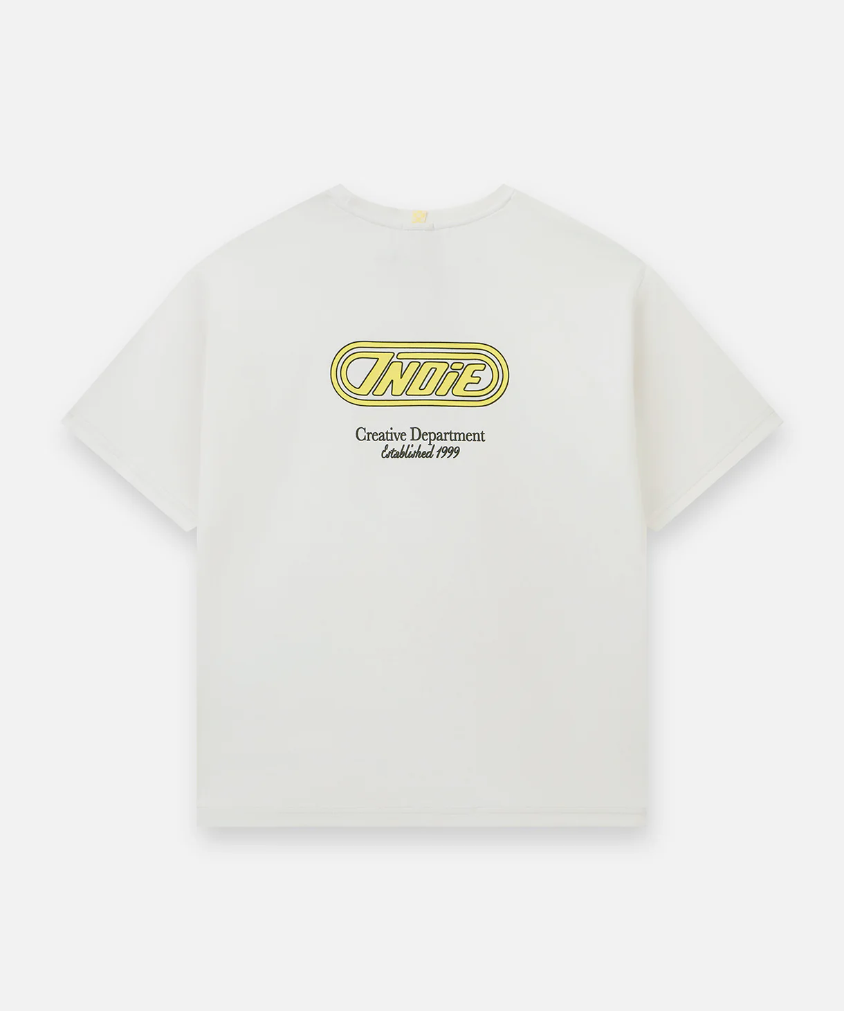 The Avenue Tee - White/Pale Yellow - Image 3